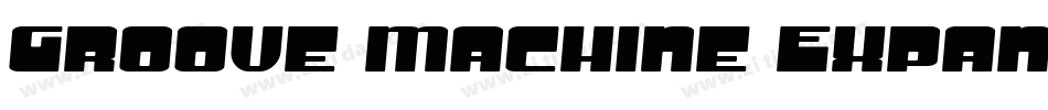 Groove Machine Expanded Bold字体转换